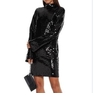 Helmut Lang sequin open back dress